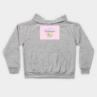 Feline Good Pink Space Cat Kids Hoodie